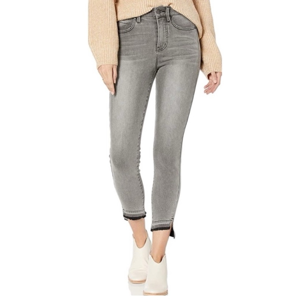 Level 99 Elle High Rise Uneven Release Hem / Gray Size 27